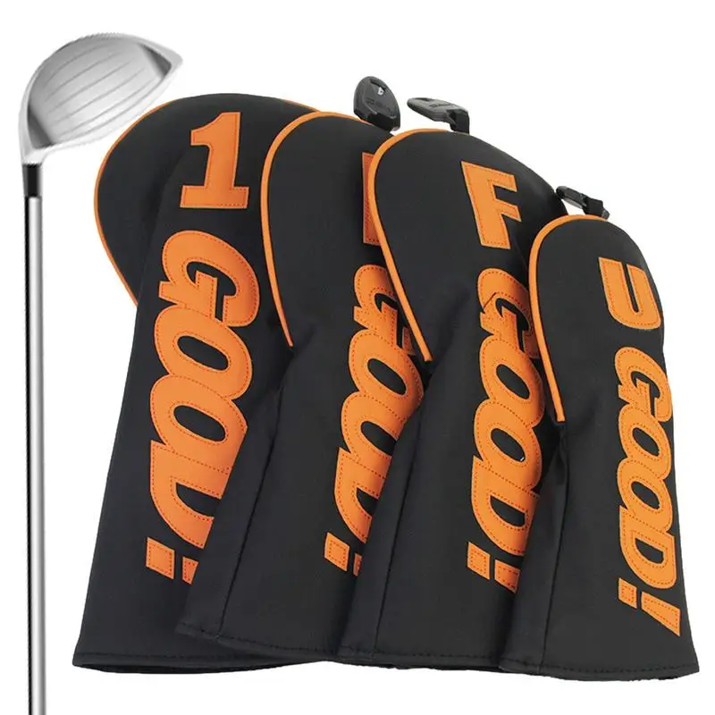 

Golf Wood Headcovers Waterproof PU Leather Wood Headcover For Golf Club Portable Mallet Putter Sports Accessories For Men Women
