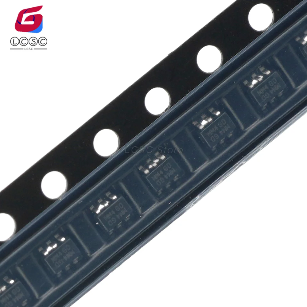 100 Pieces/Lot MM4 Field Effect Transistor 2N-Channel 30V 0.22A/220mA MOSFET Array SOT-363 DMN63D8LDW-7