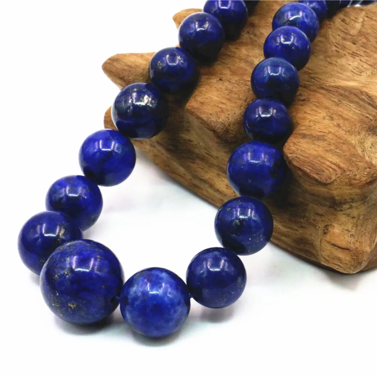 6-14mm Round Multicolor Cyan Lapis Lazuli Semi Finished Stones Balls Gifts Beads Necklace Women Girls DIY Jewelry Making Design