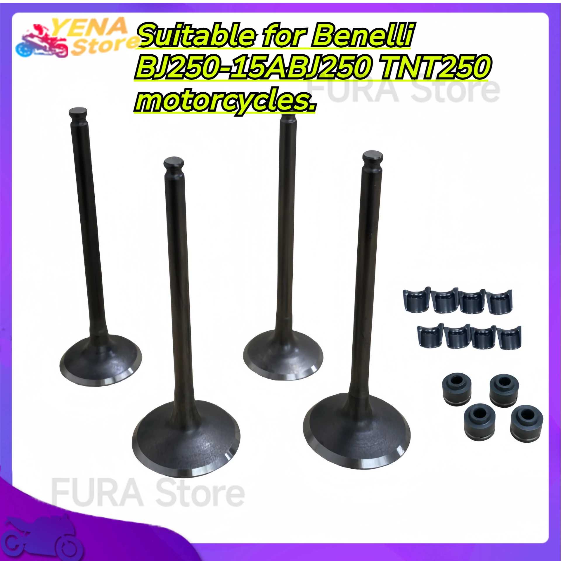 

Motorcycle valve oil seal. Suitable for Benelli BJ250-15ABJ250 TNT250 motorcycles. Motorcycle parts.