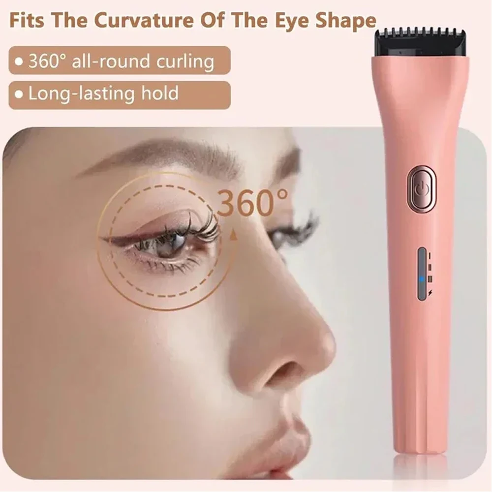 5D Push Heated Eyelash Curler 3 Modes Electric Eye Lashes Eyelash Grafting Long Lasting Makeup Tool Hot Viewer Makeup tools