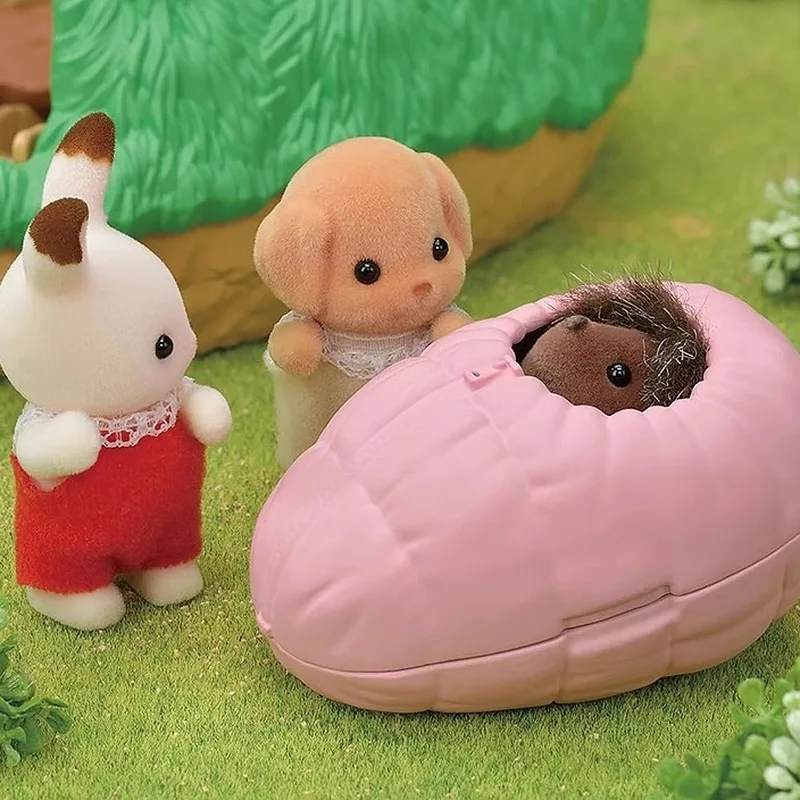 Sylvanian Families Huizen Accessoires Calico Critters Meisje Kinderen Speelgoed Miniatuur Pop Baby Egel Schuilplaats Speelgoed Voor Kinderen Gift