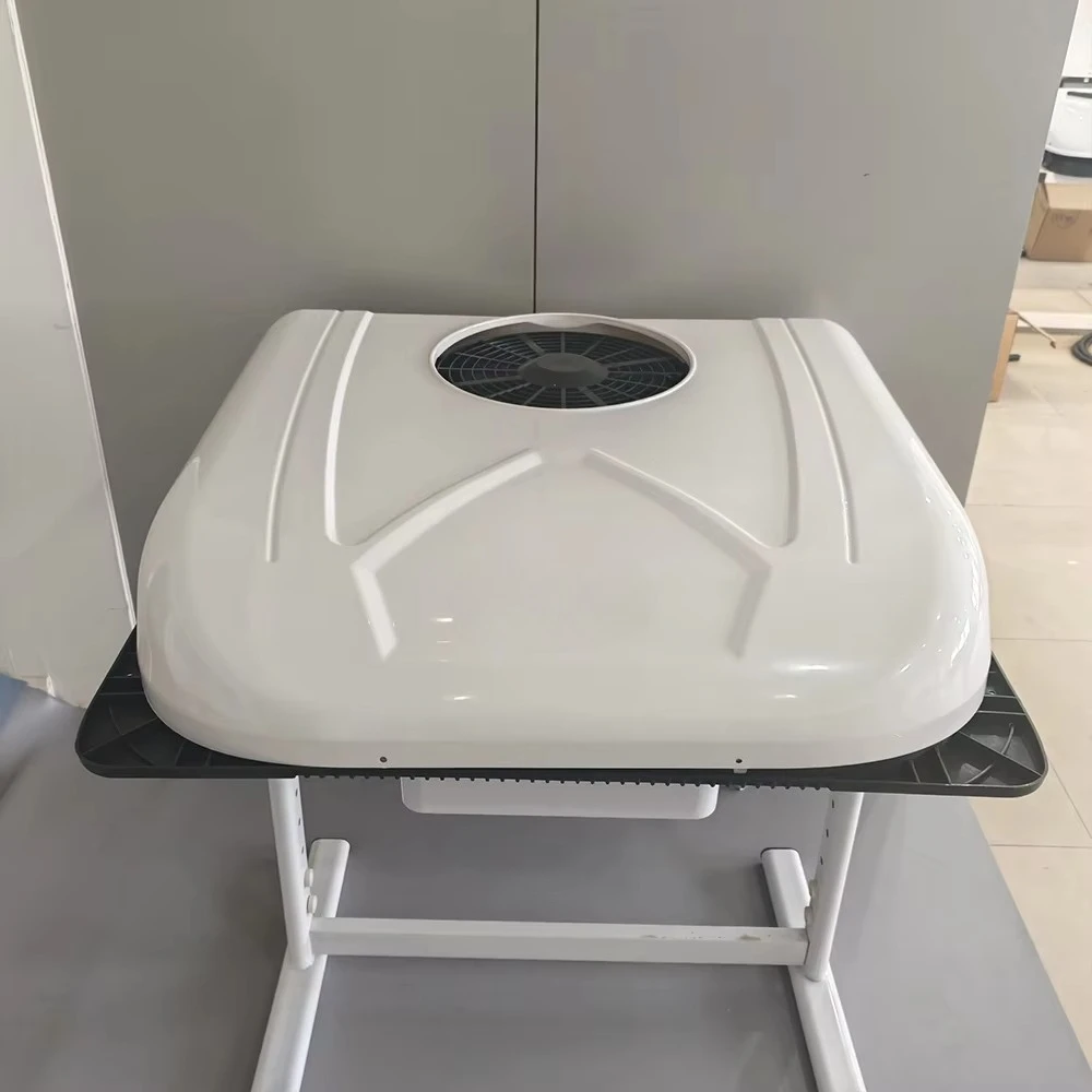 سقف علوي كهربائي تيار مستمر وقوف السيارات برودة على السطح شاحنة تكييف الهواء 12 فولت 24 فولت مكيف الهواء لشاحنة جرار #3