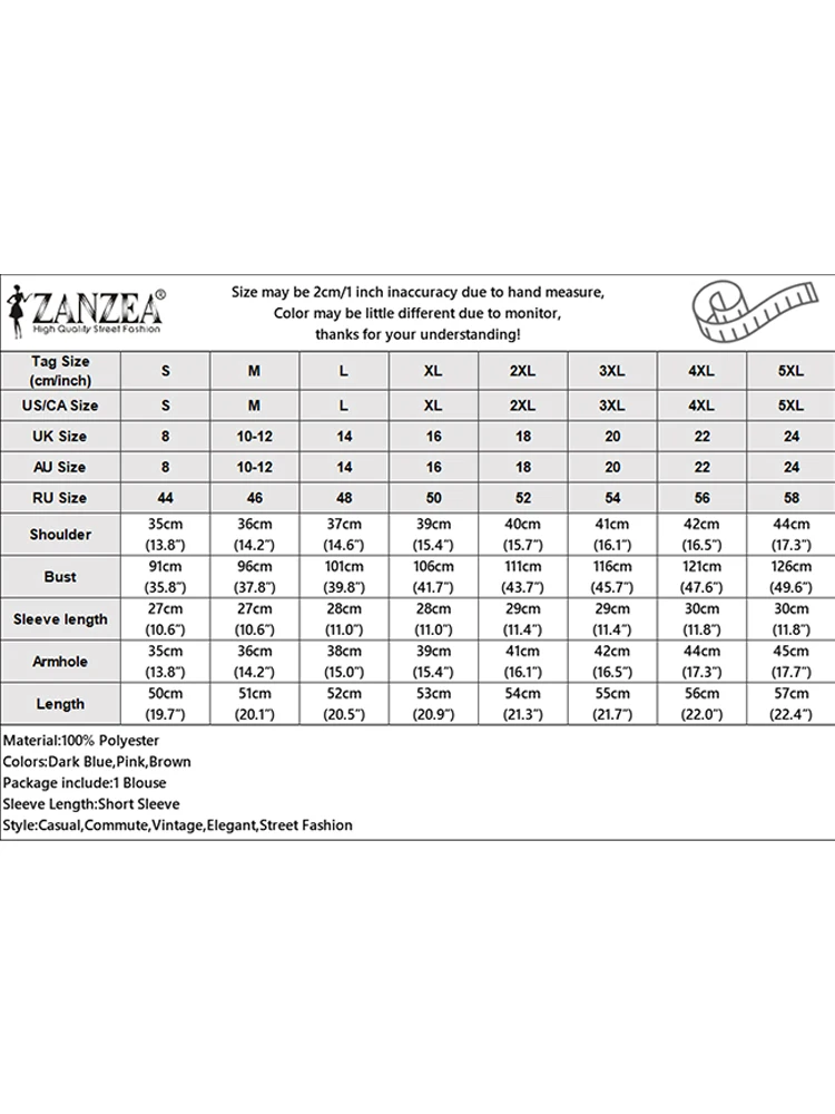 ZANZEA, camisas de encaje para mujer, Tops tipo túnica con cuello cuadrado de verano 2025, blusa elegante de manga corta a la moda para oficina para mujer, Blusas OL con botones
