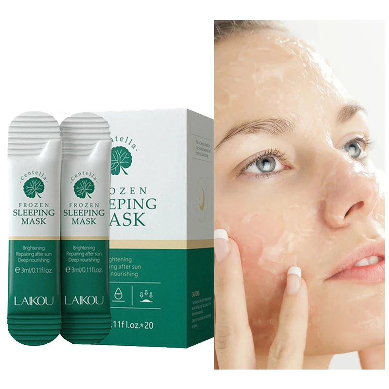 Sleeping Mask Deeply Moisturizing Hydrating Keep Oil Water Balance Prevent Dryness Nourishing Skin No-Wash Mask 3ml*20pcs