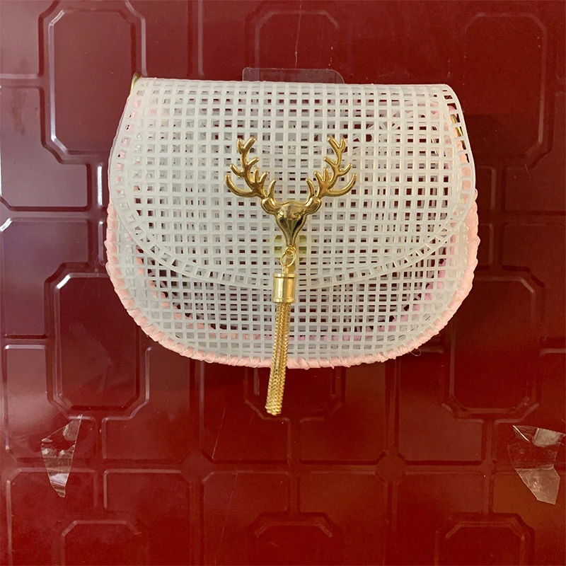 

。Horseshoe Bag Mesh Knitting Lining Weaving Plastic Mesh Sheet Accessories Velvet DIY Hok Trim Tools Easy Knit Helper Accesorios