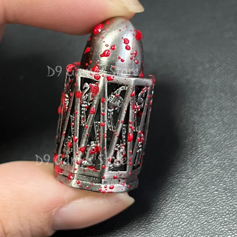 

7pcs DND Bullet Dice Set Metal Polyhedral DND Dice Set for D&D Tabletop Games for Dungeons & Dragons RPG COC D&D Bullet Dice