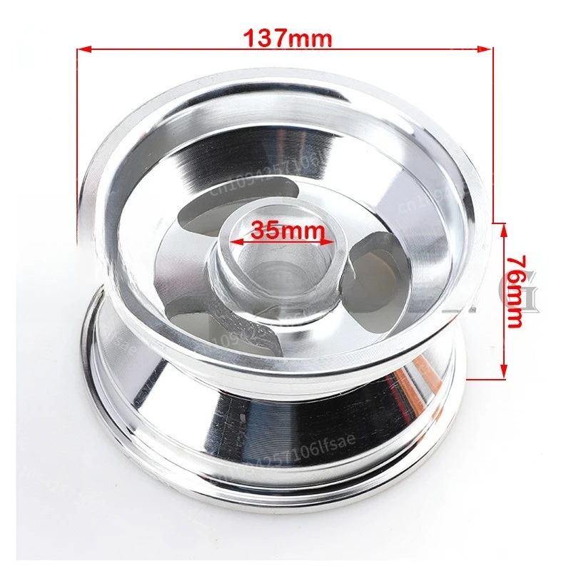 고카트 5인치 알루미늄 합금 베어링 휠 허브 어린이 카트 ATV 림 (10x3.60-5, 9x3.50-5, 80/60-5 드리프트 타이어용)