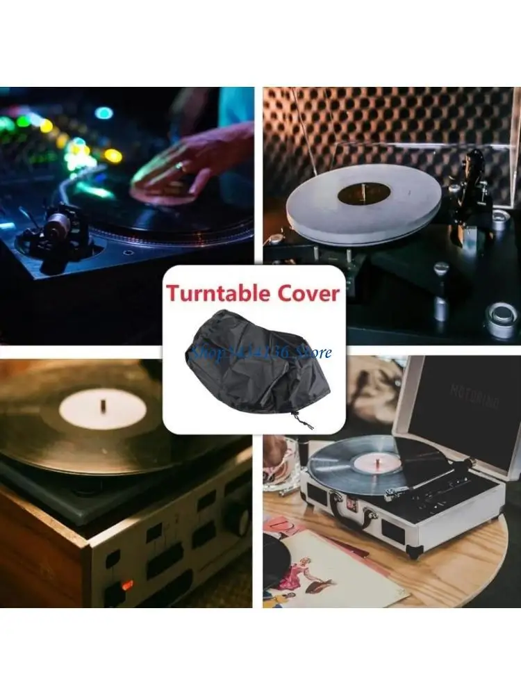 H7ED Vintages Phonograph غبار يغطي واقية من أوكسفورد سجلات سجل لاعب