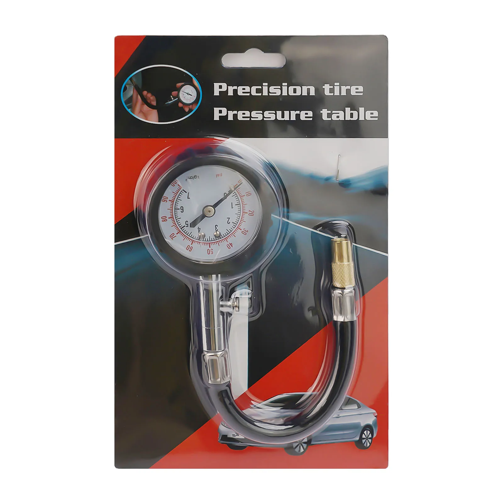 

1pcs Tire Pressure Gauge Car & Truck Tire-Pressure Gauge Air Meter Tester 0-100 PSI Part Auto Tire Pressure Gauge