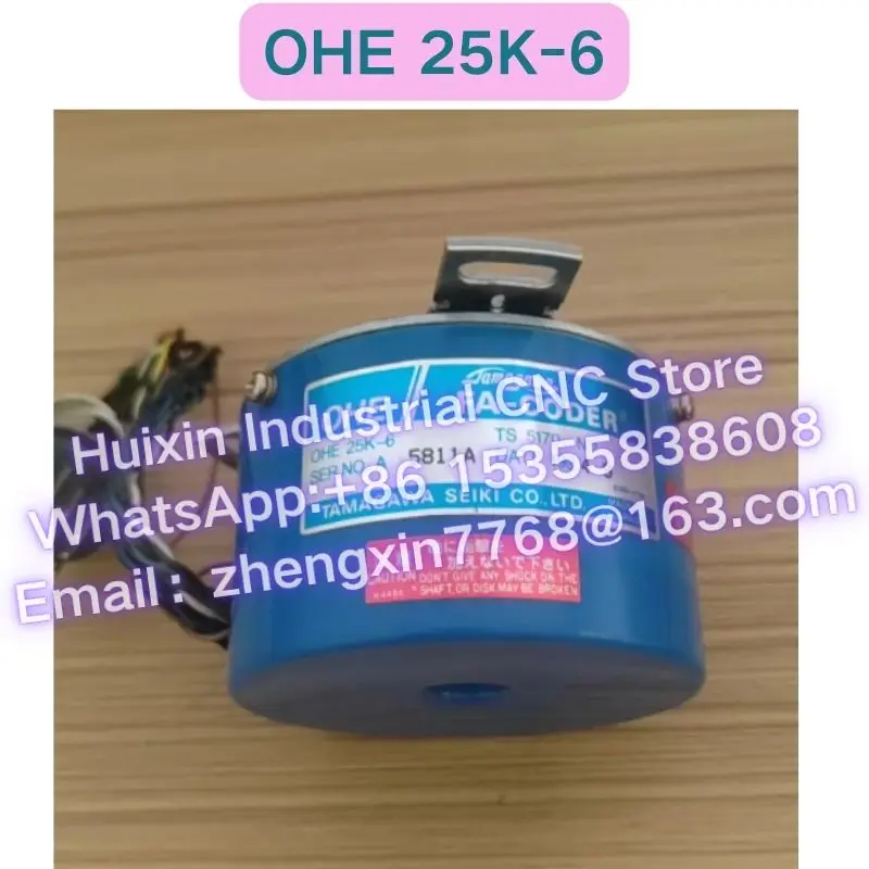 Second-hand Encoder OHE25K-6 OHE 25K6 TS5170 N11 Normal Function Tested OK Fast delivery