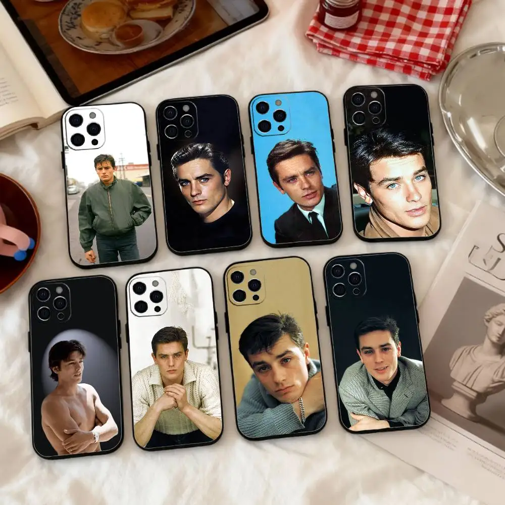 

S-Stylish A-Alain D-Delon Phone Case Silicone Soft For IPhone 17 16 15 14 13 12 11 X XR Plus Pro Max Plus