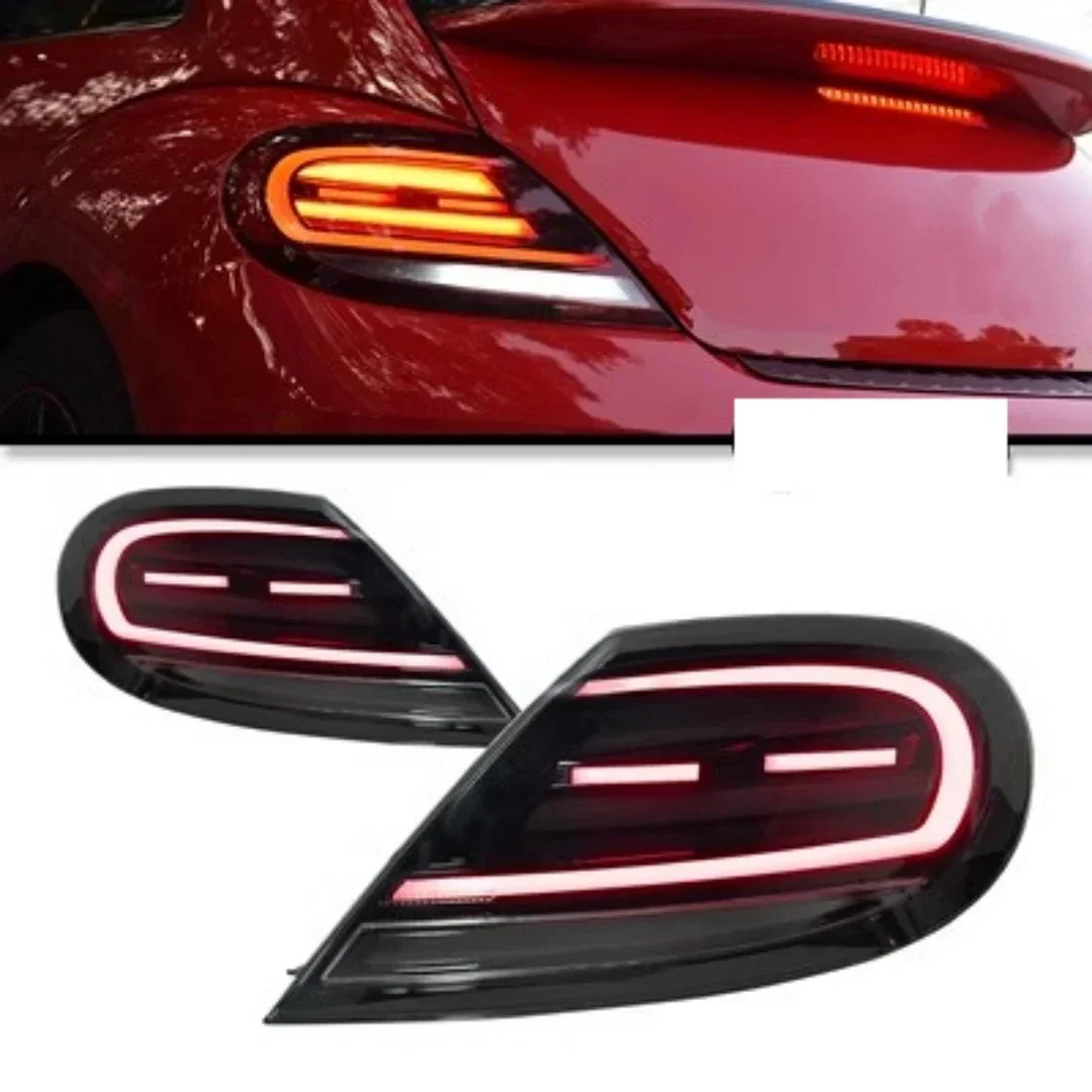 Red Black LED TailLight Assembly for Volkswagen vw  Beetle 2012-19 convert Rear Brake Lamp Turn Signal Car Accessories