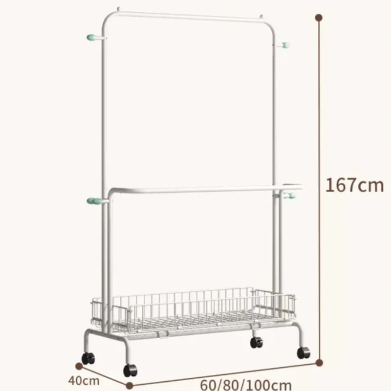 xx-Hanger Japanese Clothes Stand Bedroom Vintage Metal Wall Clothes Stand Hallway Storage Appendiabiti Da Parete Home Furniture*