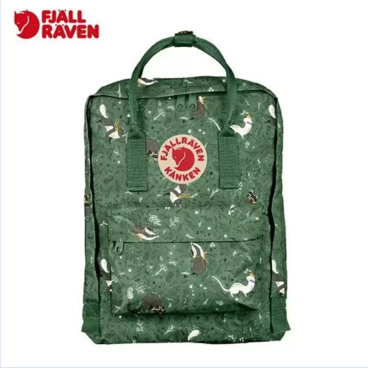 حقيبة ظهر مدرسية كلاسيكية Fjallraven Kanken مع شعار Arctic Fox للرجال والنساء #4