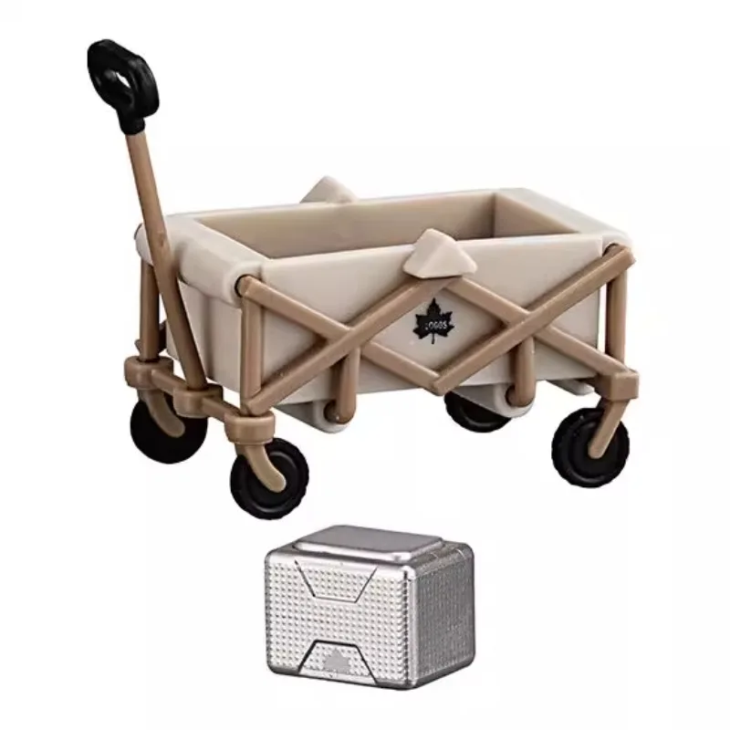 Original Bandai Gashapon ของเล่นแคปซูลอะนิเมะตุ๊กตาน่ารัก Miniature เต็นท์อุปกรณ์ตั้งแคมป์กลางแจ้งฉากเครื่องประดับรูป