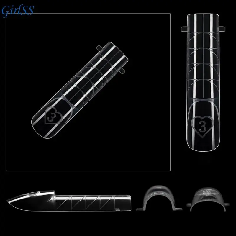 Clear Artificial 150pcs Strong ABS Plastic For Natural Looking Extensions T4MB