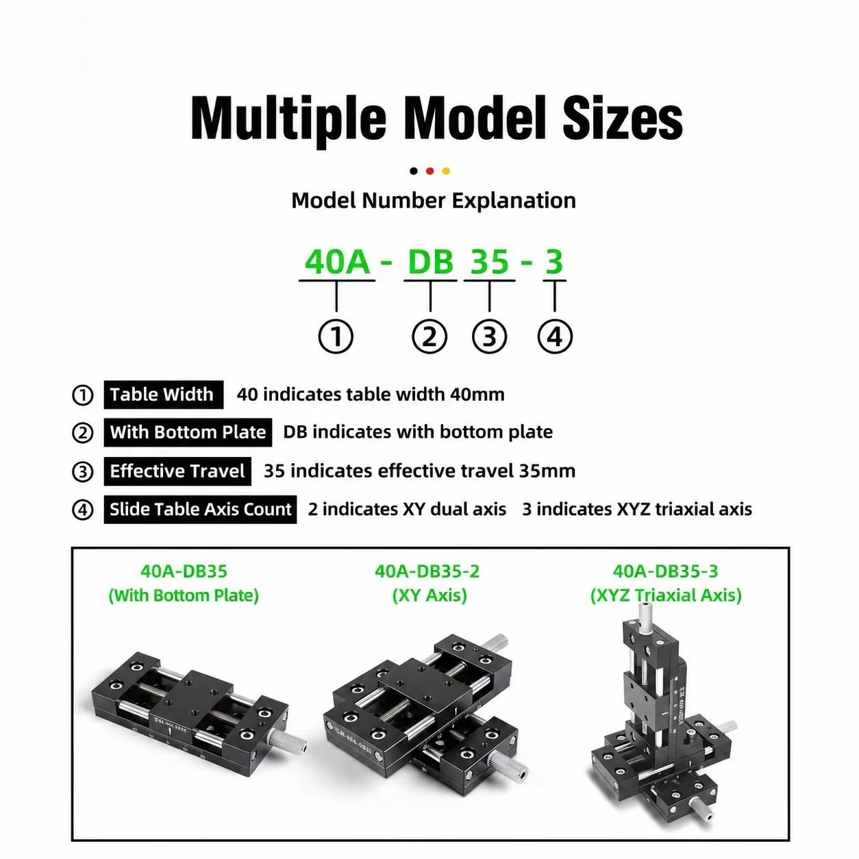 X/XY Axis Displacement Platform Table Size 60*40MM Manual Sliding Table Optical Precision Cross Moving Table Precision Slider