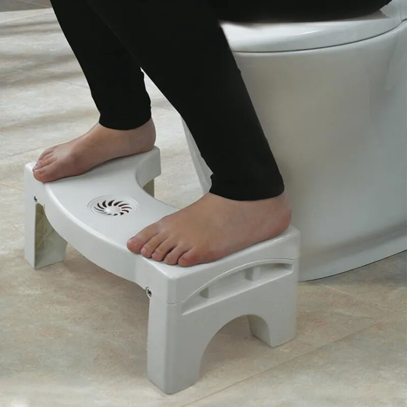 Taburete plegable para el baño, orinal antideslizante portátil para niños y ancianos