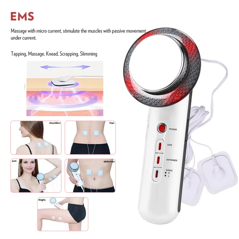 3in1 Weight Loss Slim Electric Massager Far Infrared Microcurrent