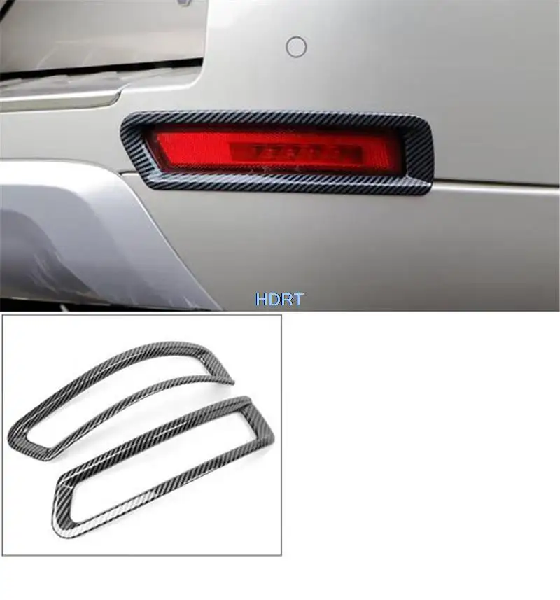 

Car Styling Rear Fog Light Cover Lamp Trim Frame Protector Decoration Accessories Exterior Sticker For GWM Wey Tank 500 2022 +
