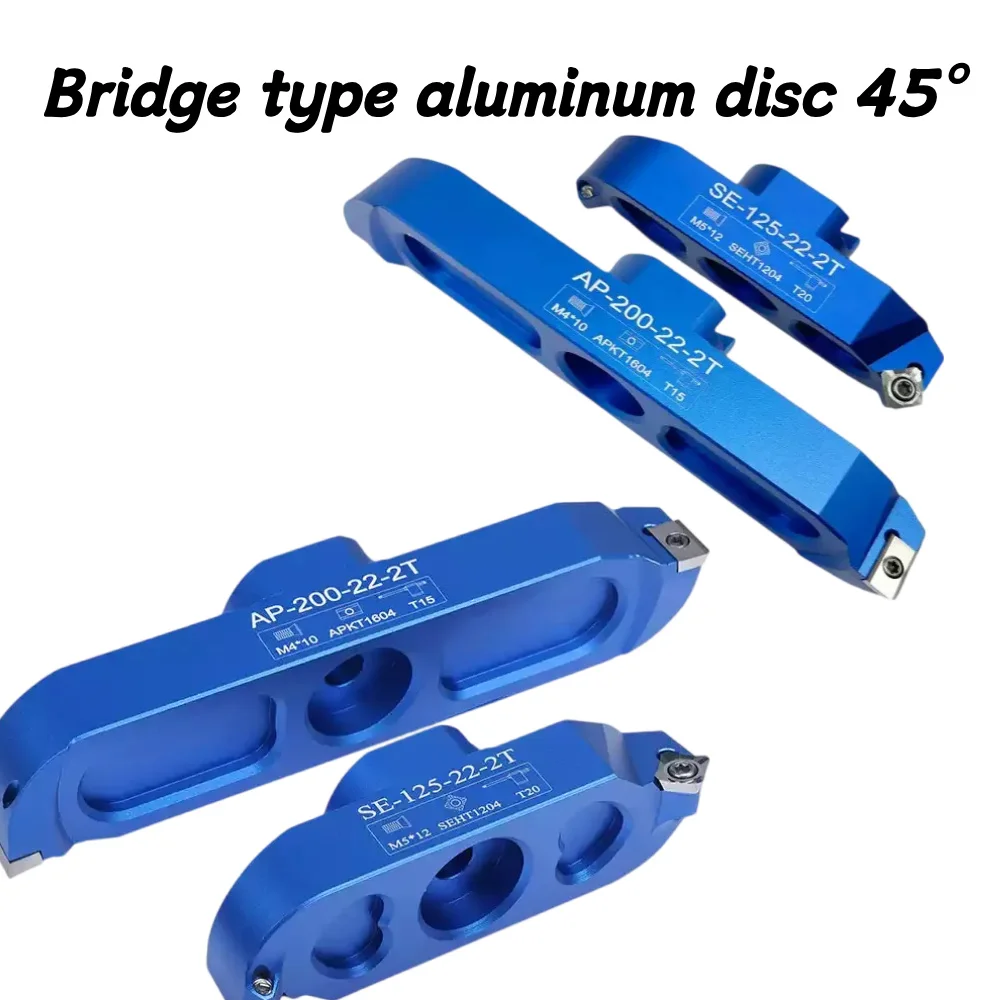 AP16 SE12 CNC End Mill 90 ° 45 °Right Angle Bridge Cutter Head For KM12 400R  FMB Seismic Resistant Aluminum Alloy Milling