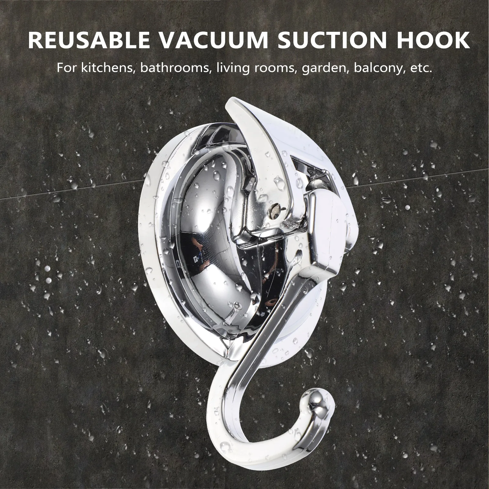 

Reusable Vacuum Suction Cup Hook for Home Office Strong Adhesive Hang Coats Keys Bags Umbrellas Safe Reliable Easy Operate No