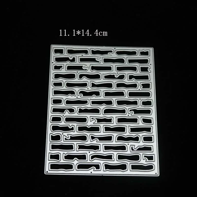 Brick Wall Background Metal Cutting Dies New Arrival 2022 Templates Stencils for Decoration Guest Book Paper Crafts Knife Mold