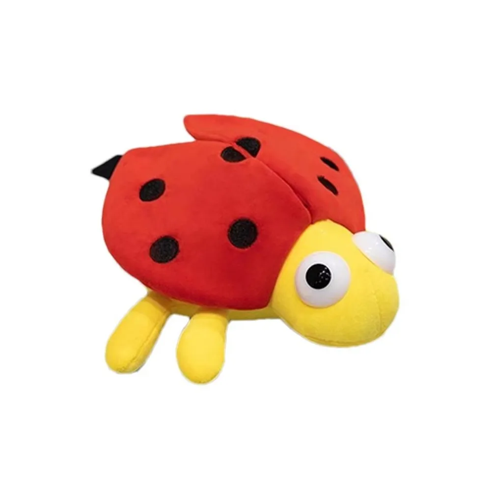 

Luminous Glowing Insect Stuffed Toy LED Light Comfortable Cartoon Firefly Pillows Skin-friendly Portable Ladybird Plush Toys