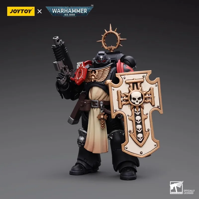 

Joytoy Warhammer 1/18 Action Figures BLACK Templars Bladeguard Veteran Model Toy Boy Gifts 3.75inch