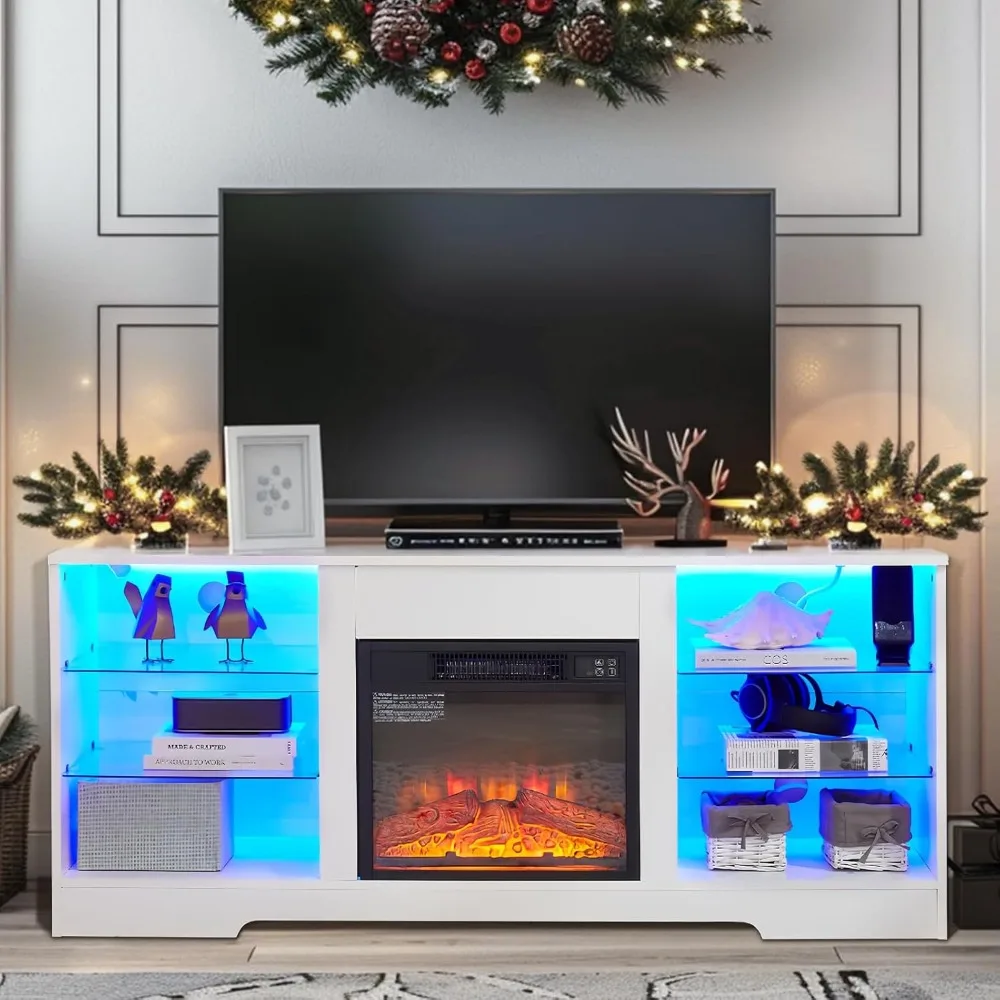 58" Fireplace Tv St…