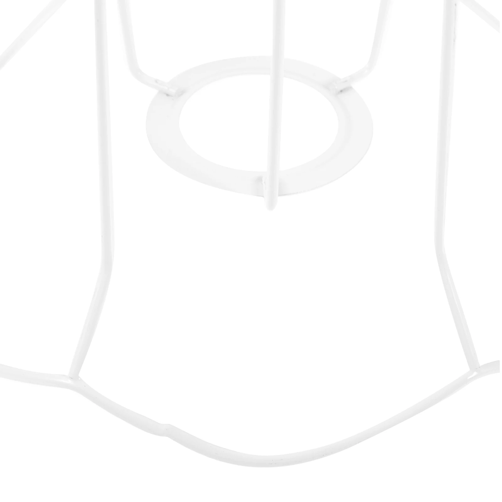 

Iron Lampshade Frame 12*19.5*16.5cm Handmade DIY Table Lamp Modern Round Wire Shade Bracket for Home Office LED