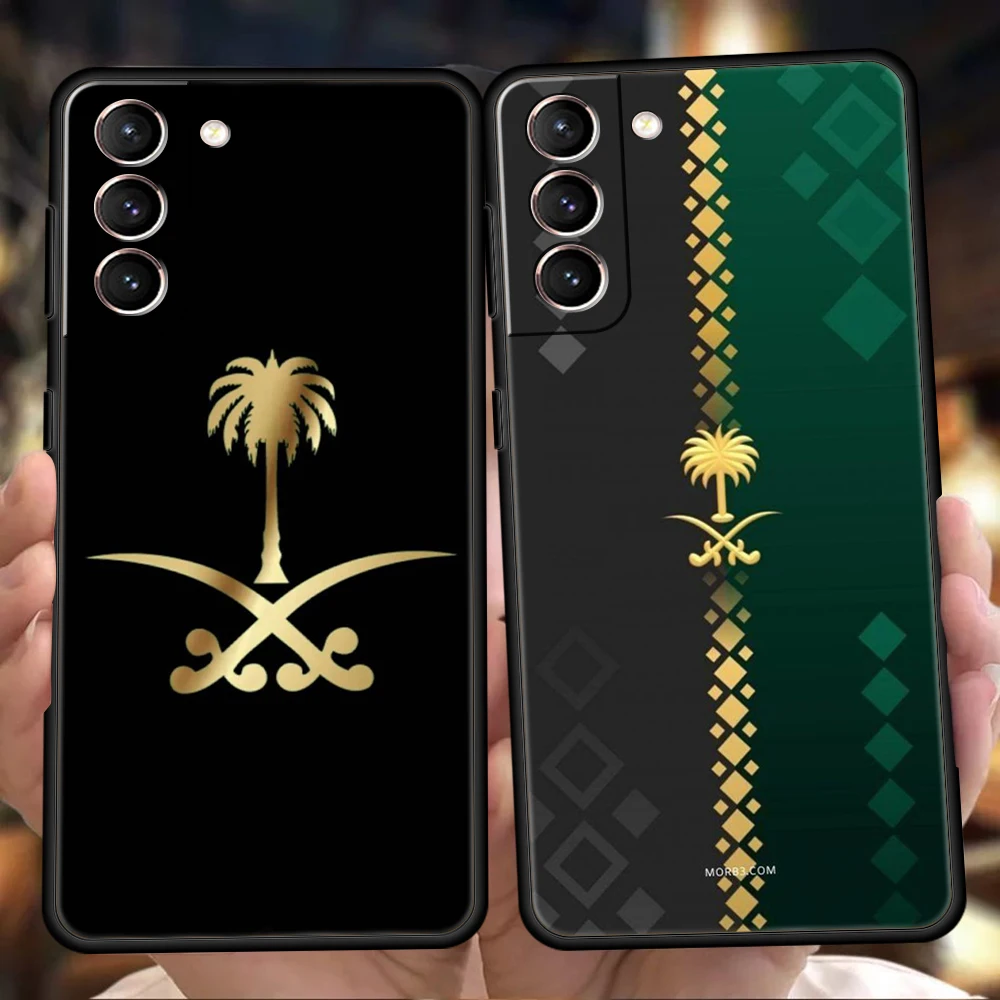 

Saudi Arabia Passport Phone Case for Samsung Galaxy S24 S23 S22 S20 S21 FE Ultra S10 S10E S9 S8 Plus 5G Soft TPU Cover Shell Bag