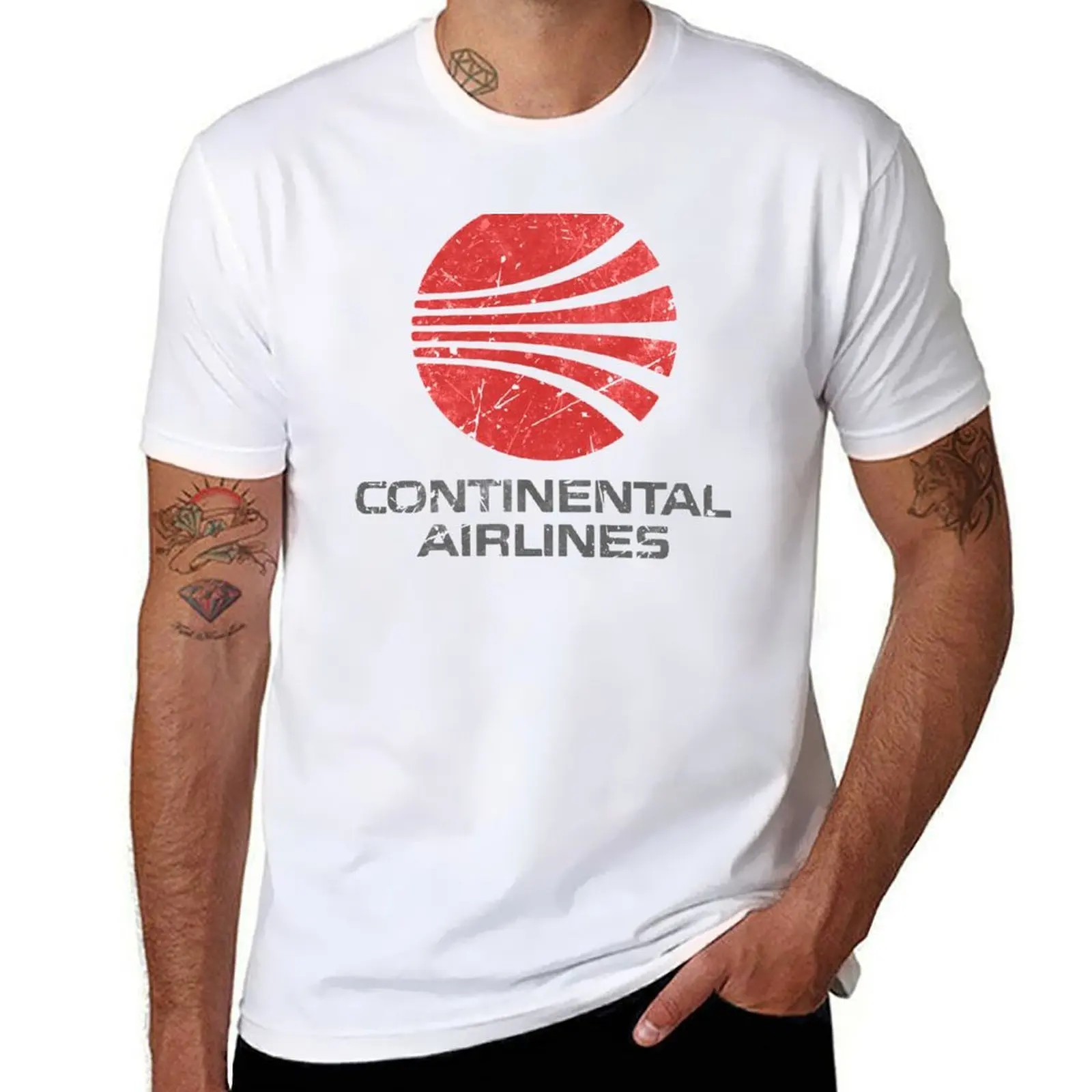 

Continental Airlines Vintage Aviation T-Shirt man t shirts for men t shirts for man graphic tees T-Shirt