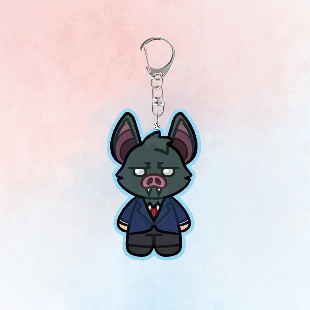 لإرسال لعبة روبرت سونار فلامباي InvIsIgal كوبيه لكمة حتى ماليفولا سلسلة مفاتيح مصنوعة من الأكريليك لطيف على ظهره قلادة مهرجان هدية