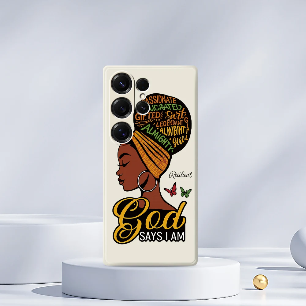 Funda de teléfono personalizada de estilo africano para Samsung Galaxy S25 S24 S23 S22 S21 S20 Ultra Plus S23 FE S21FE S20FE S10 Plus