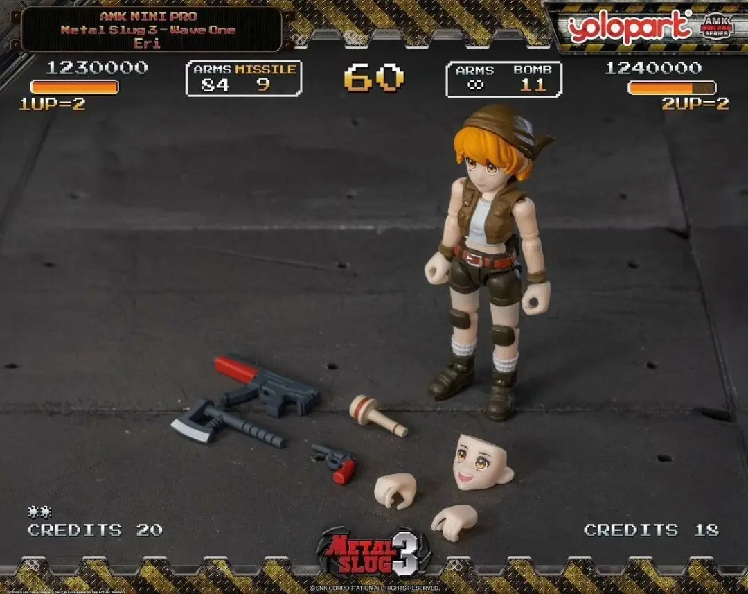 In-stock YOLOPARK Metal Slug 3 First Wave AMK Mini Series Marco Ostrich Vehicle Pre-assembled Action Figure Collectible Gift - view 5
