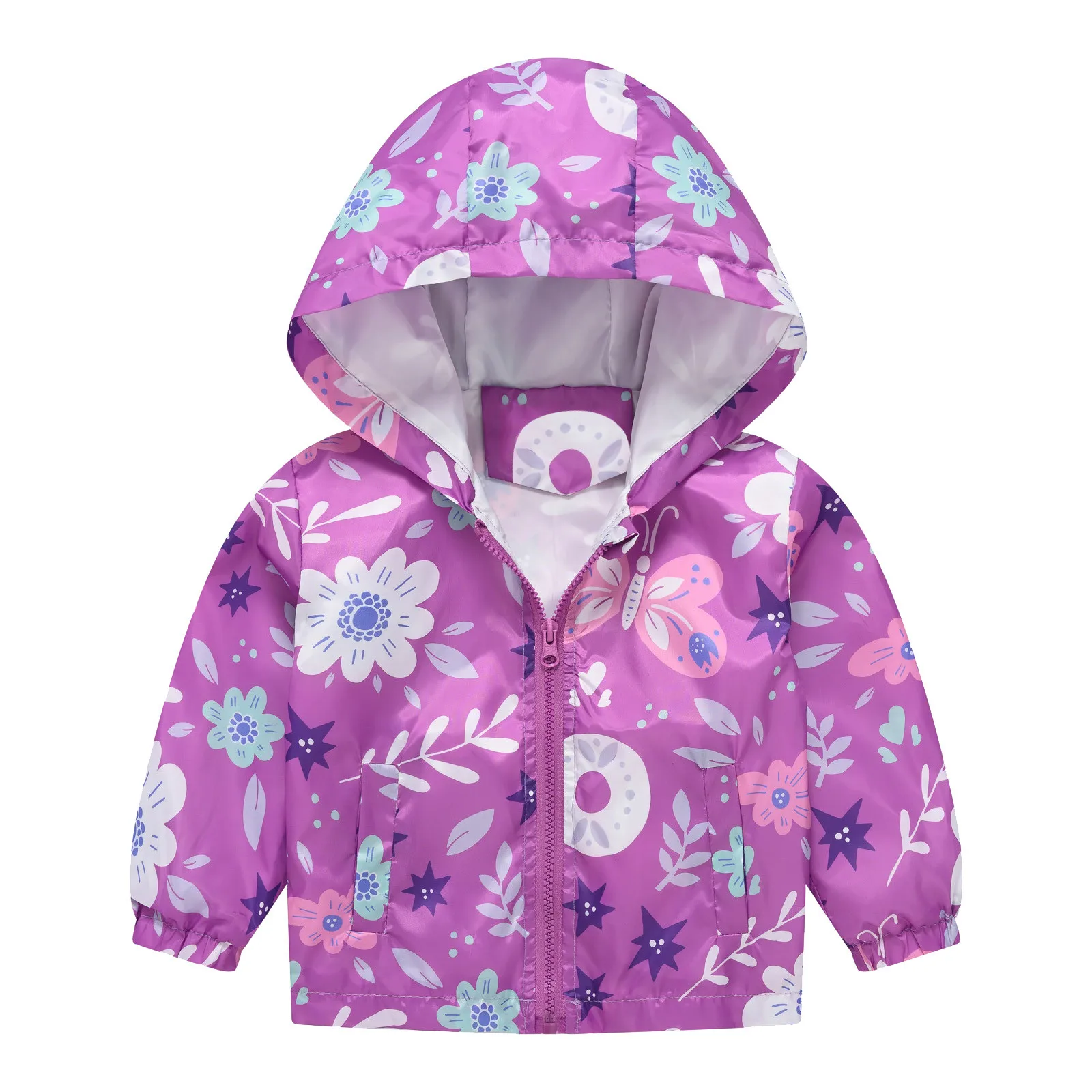 2024 Boys Girls Windbreaker Pizex Spring Fashion Zipper Loose Coat Sports Kids Top Toddler Baby Clothes Chileren Clothing