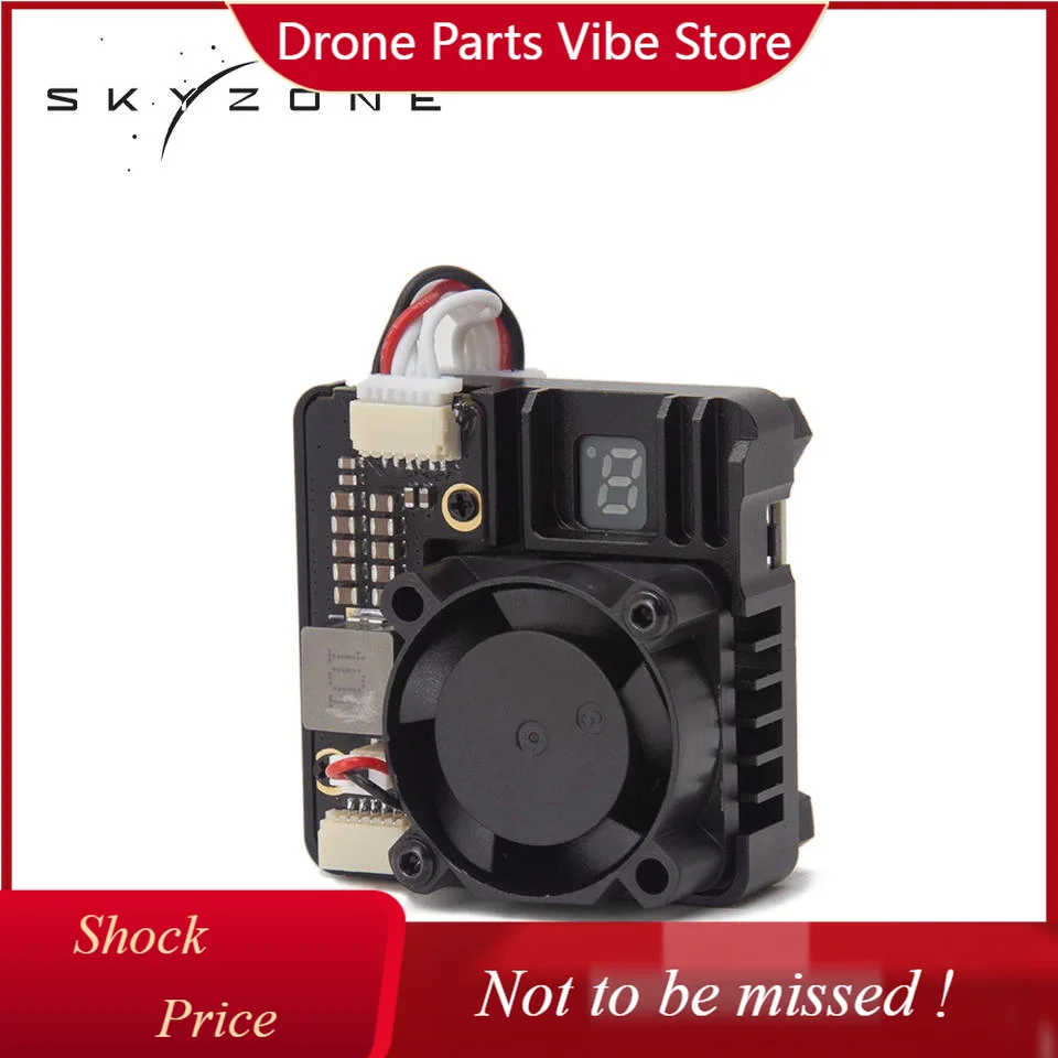 

DPSKYZONE TX2501 CNC 5.8G/5G 2.5W High Power VTX Video Transmitter With CNC Case and Fan for Long Range RC FPV Fixed-Wing Drone