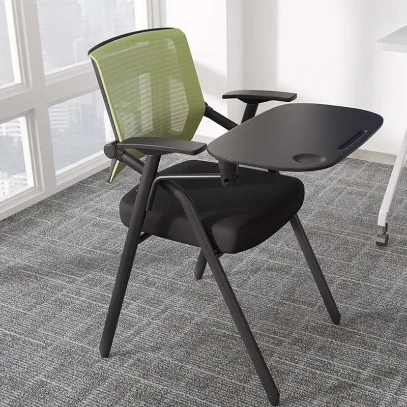 

Training Ergonomic Office Chair Writing Board Meeting Foldable Chair Comfy Foldable Silla Reclinable