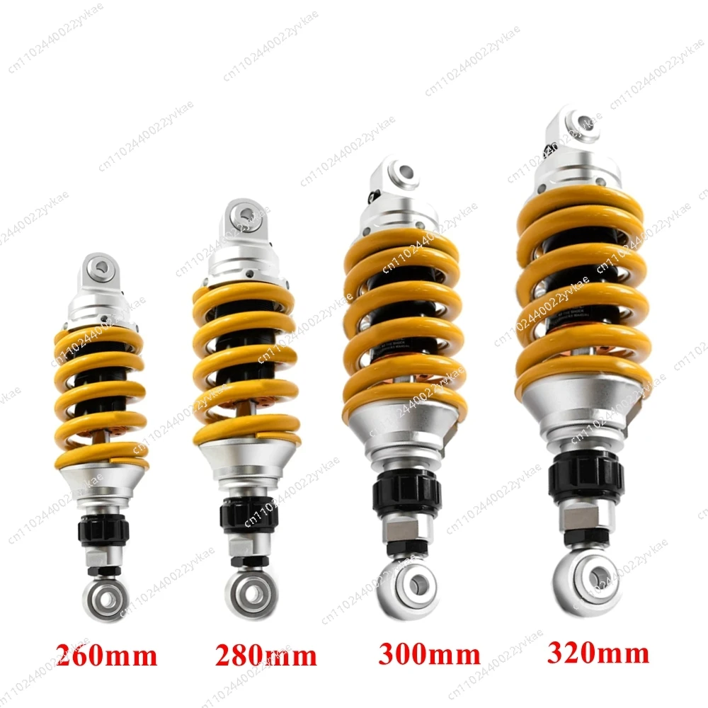 

Universal 260/280/300/320MM Motorcycle Middle Rear Shock Absorber Preload Damping Adjust For Honda Suzuki GSX250/250R Z125Pro