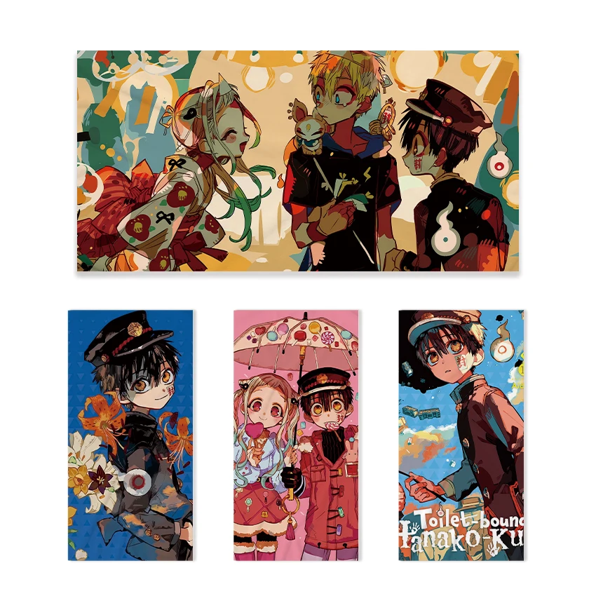 

Anime T-Toilet-bounds H-Hanako-kun Single-sided Printing Beach Towel Bath Towel 75x150cm Bathroom Shower Washcloth Home Decor