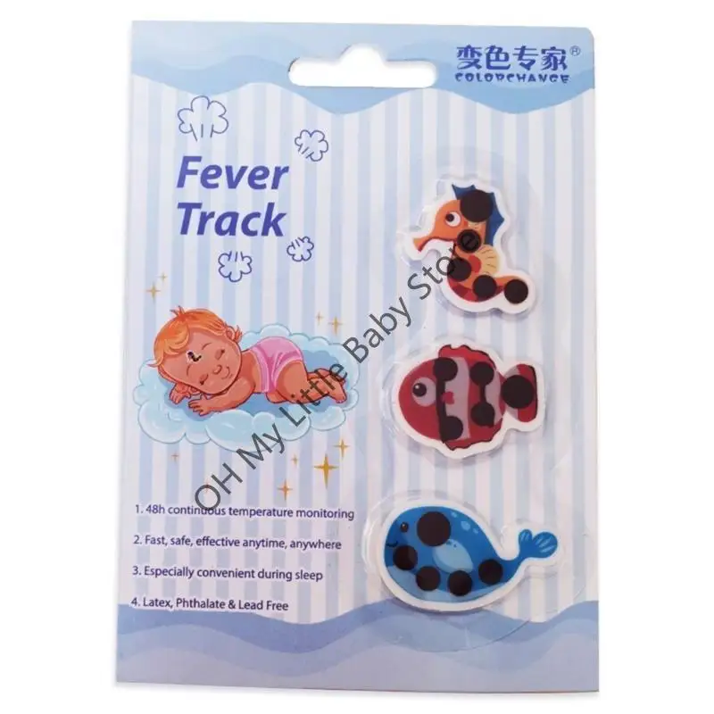 

M76C наклейки на лоб, лихорадка, наклейка с температурой, полоска термометра, быстро читаемая наклейка