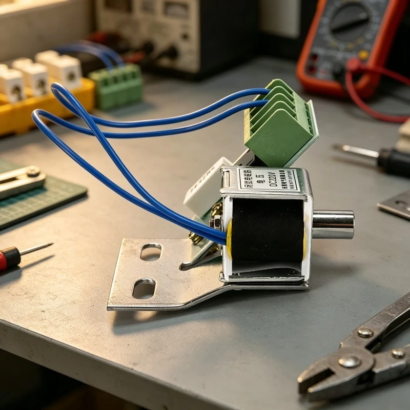 Industrial Push-Pull DC Electromagnet for PT Locking Metering Isolation Trolley Circuit Breaker