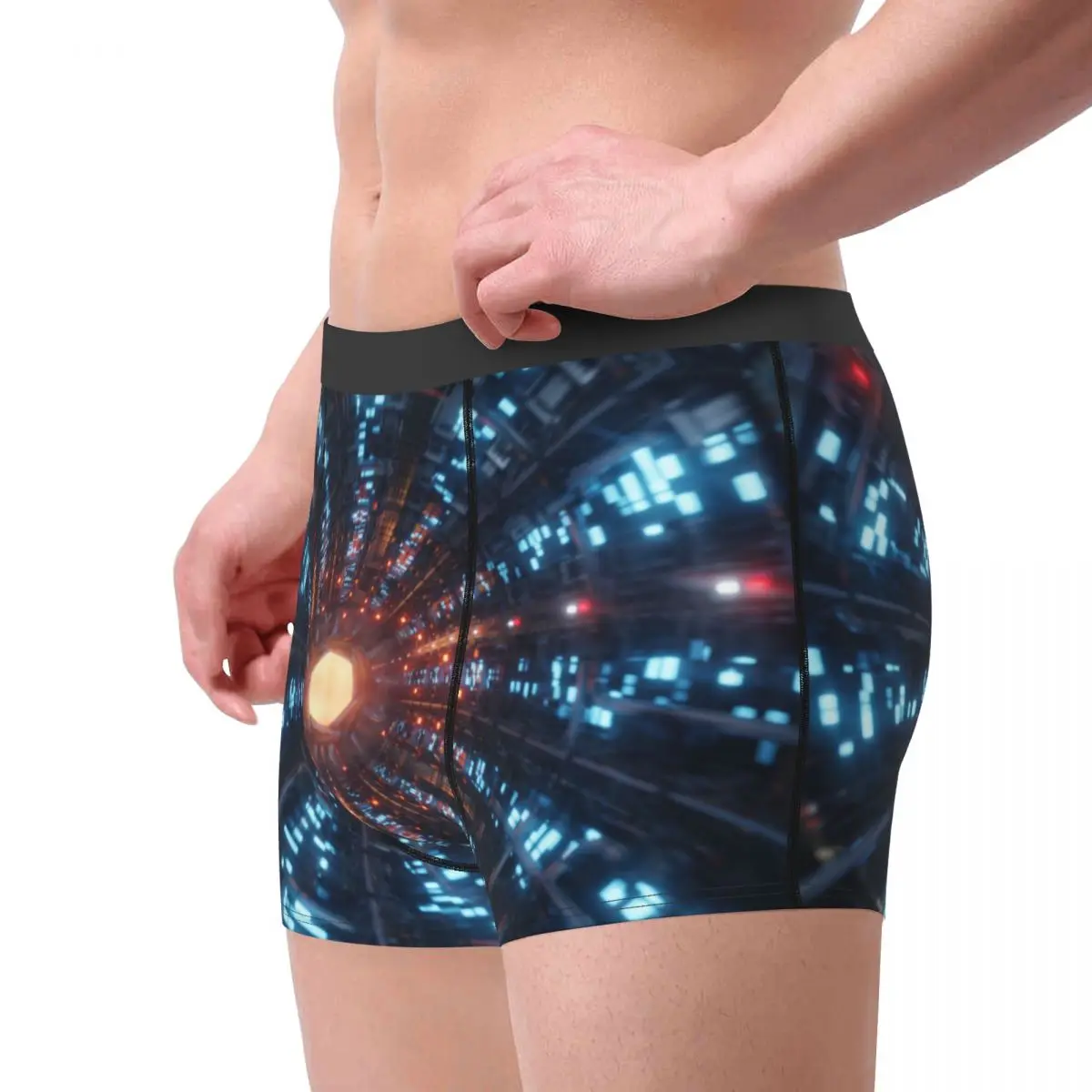 Humor Boxer Sci Fi Solar System Shorts Panties Briefs Men Underwear Space Planet Polyester Underpants for Homme S-XXL