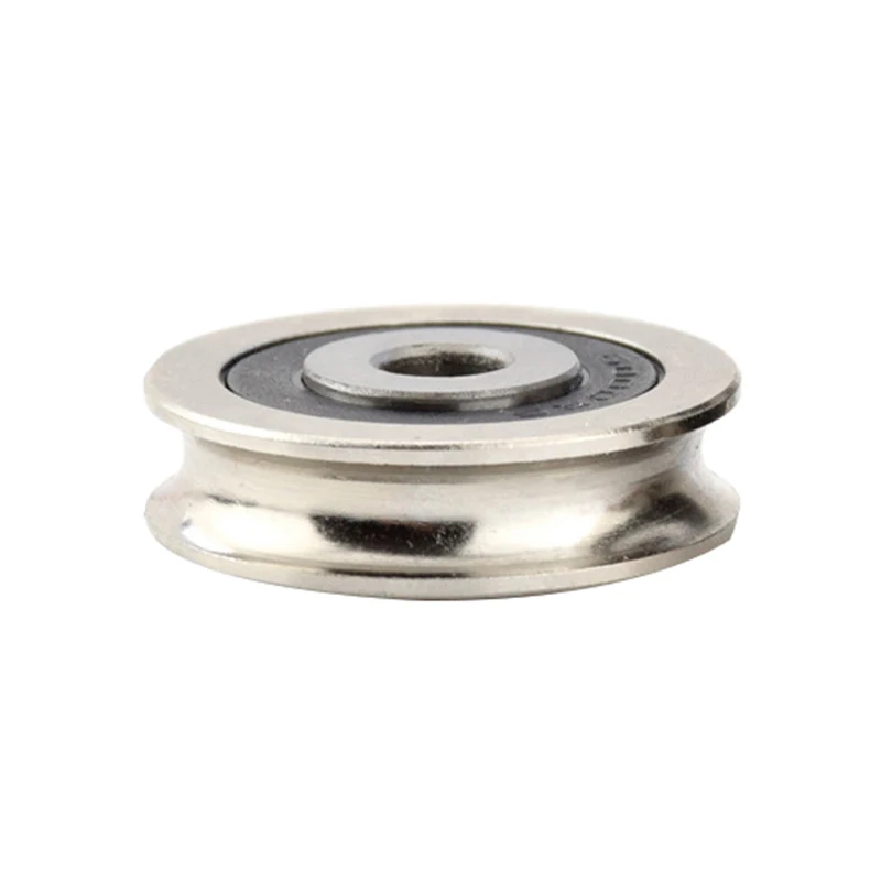 6*30*8mm wysokiej jakości lina stalowa rowek koło pasowe łożyska do okna drzwi przesuwne koło pasowe rolkowe koło pasowe ze stali nierdzewnej