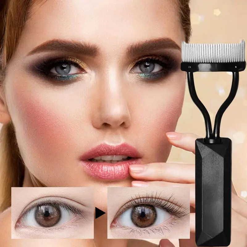 new 1PCS Eyelash Curler Beauty Makeup Lash Separator Foldable Eyelash Brush Comb Mascara Curl Beauty Makeup Cosmetic Tool