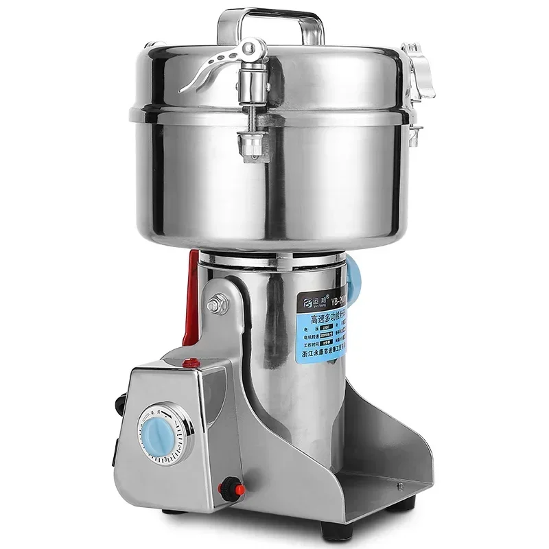 

Household Grain Mill Grinding Machine YB-2000A Commercial Electric Chinese Medicine Powder Machine Super Fine Grinding Machine