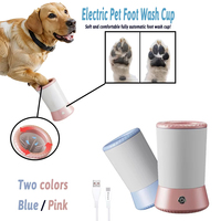 Automatic Dog Paw Washer USB Rechargeable Pet Paw Cleaner Portable Dog Cleaning Cup Foot Pet Paw Cleaner Electric Paw Massager