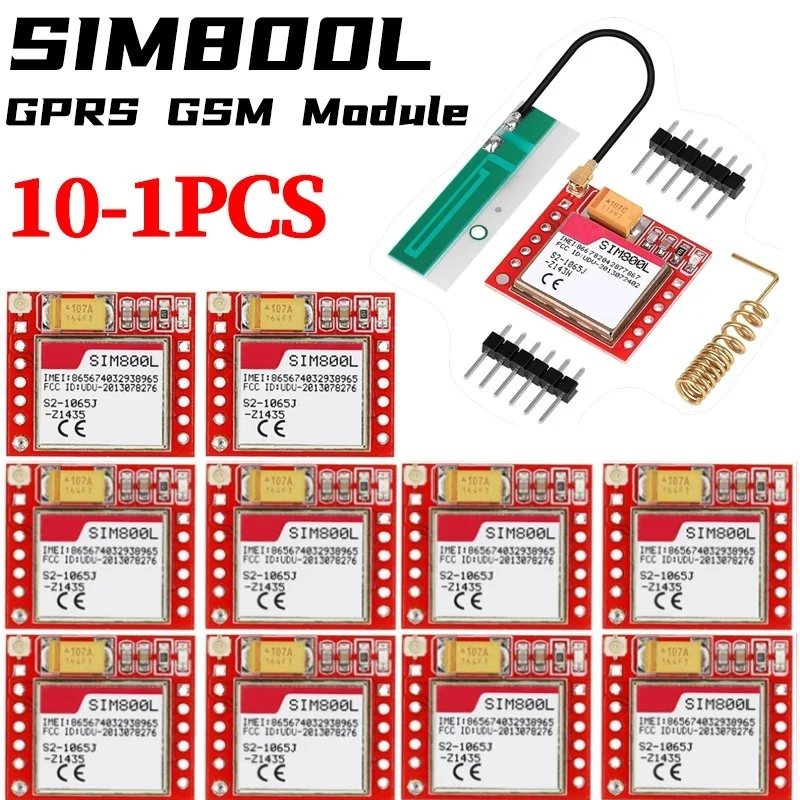 XCW Mini Smallest SIM800L GPRS GSM Module Micro SIM Card Core BOard Quad-band TTL Serial Port for arduino 1-10PCS